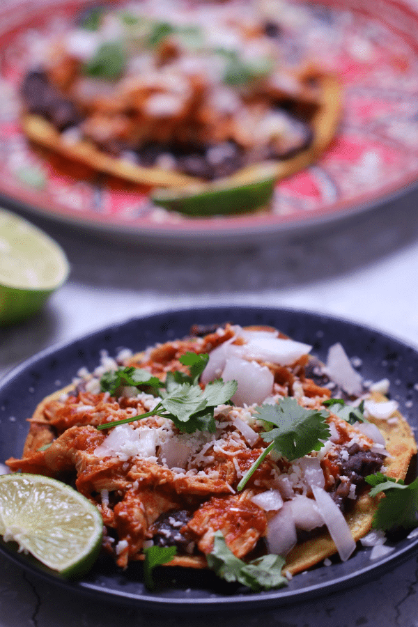 Chicken Tinga Tostadas