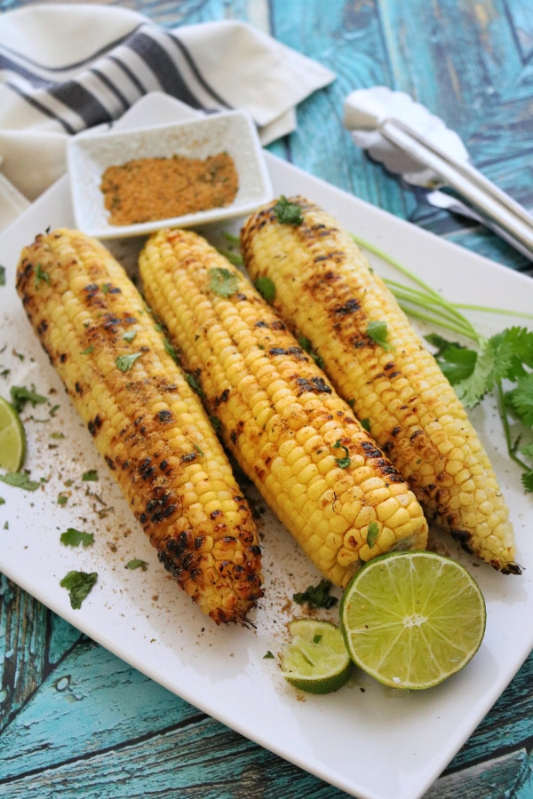 Grilled Corn With Chaat Masala Recipe