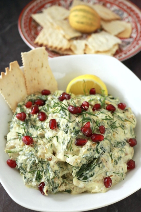 Spinach Dip with Walnuts