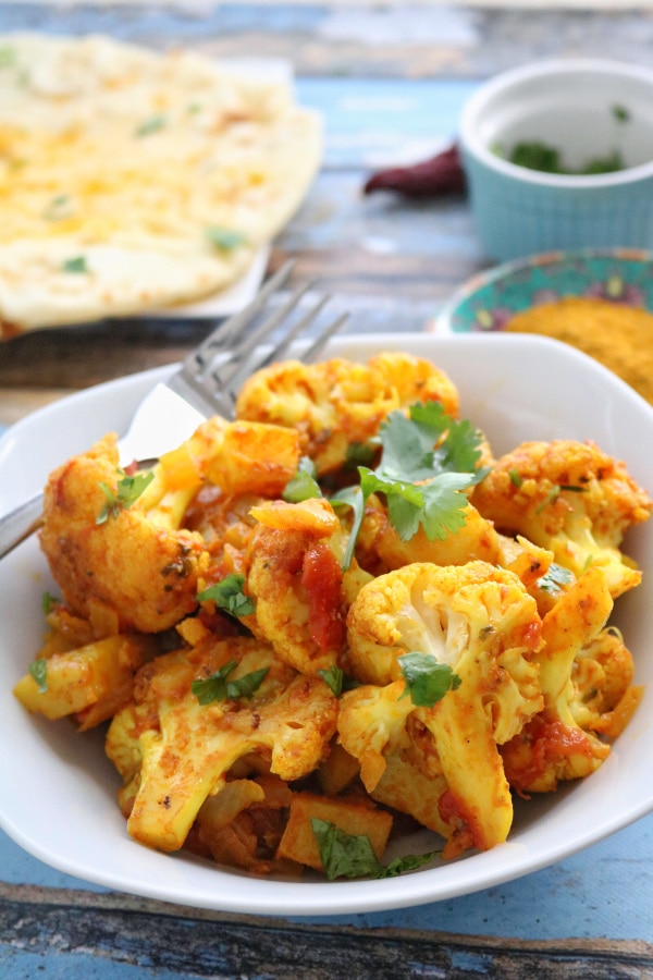 Aloo Gobi (Cauliflower and Potatoes)