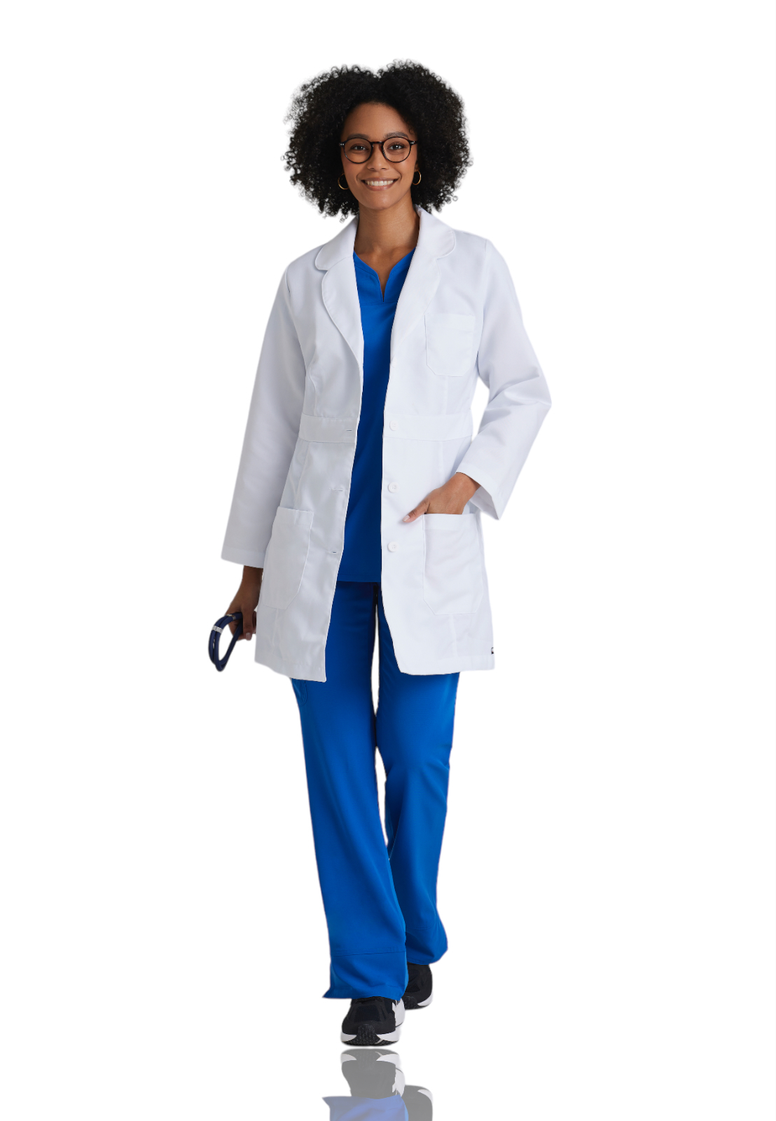 Grey's Anatomy Classic - Women's Three-Pocket 34" Mid-Length Lily Lab Coat