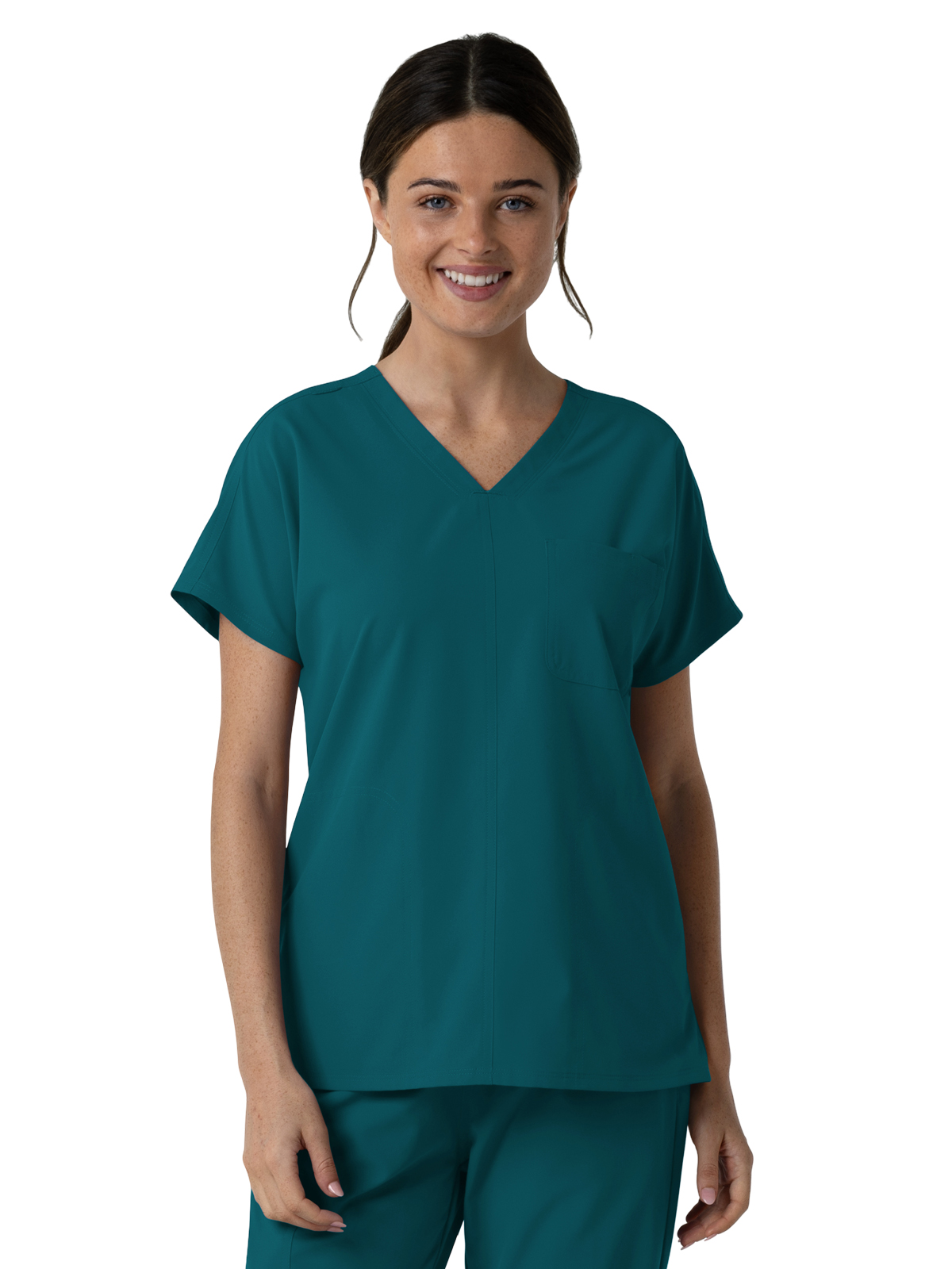 Wink - Nurtur - Women's Three-Pocket Drop Shoulder Tunic Scrub Top