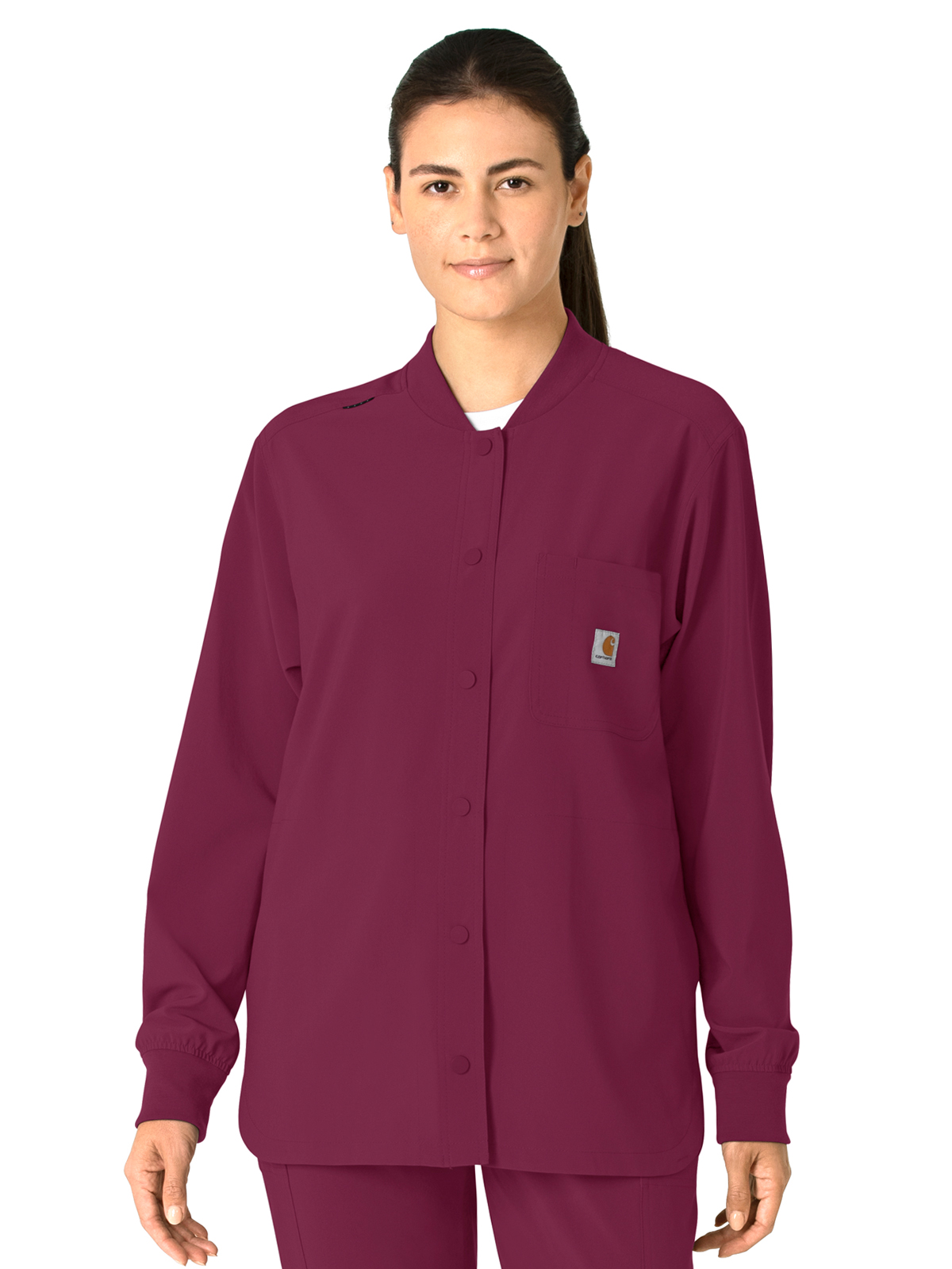 Carhartt Scrubs - Force Cross-Flex - Women's Four-Pocket Modern Fit Shirt Jacket