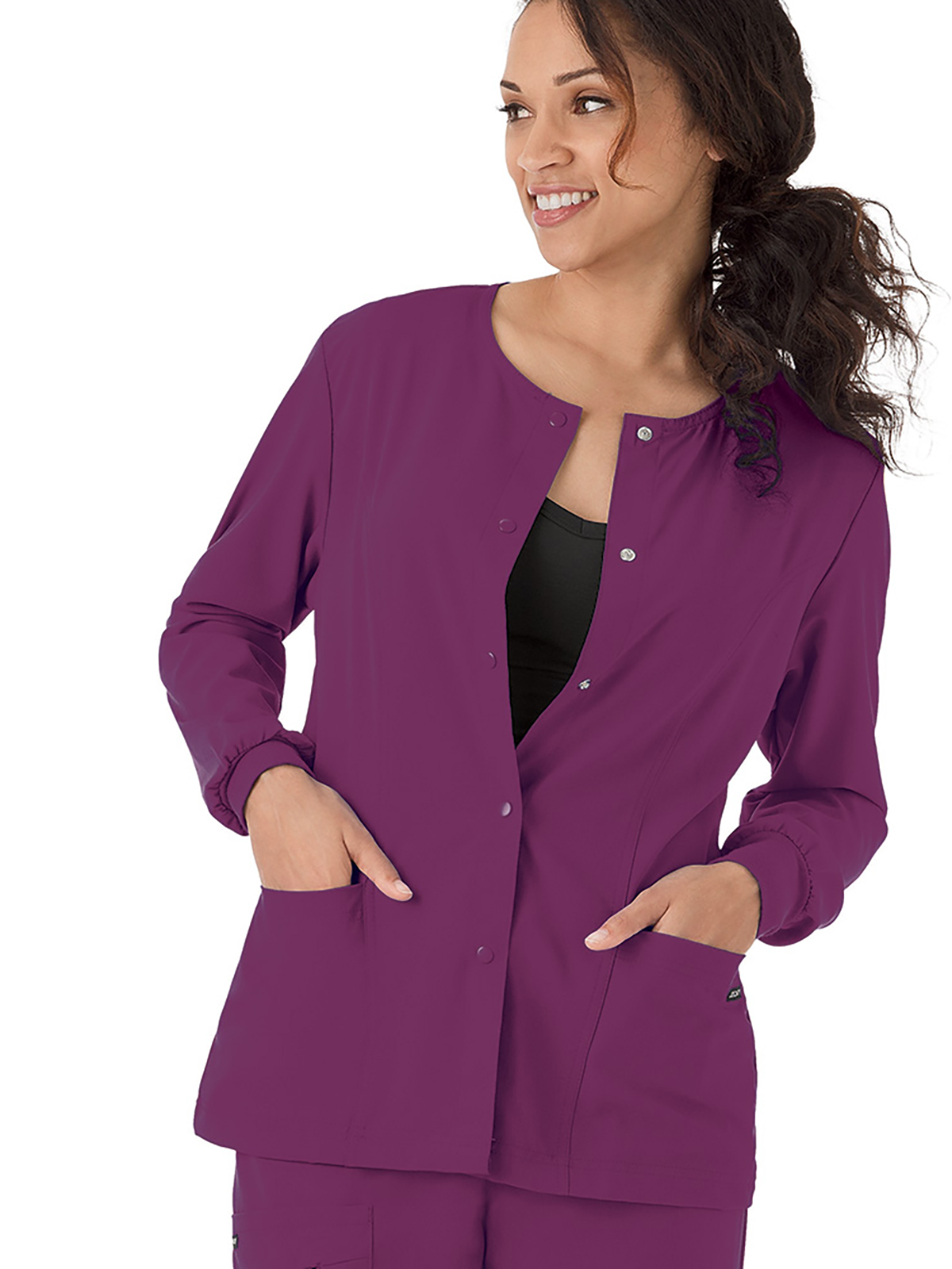 Jockey - Women's 3-Pocket Snap Front Jacket