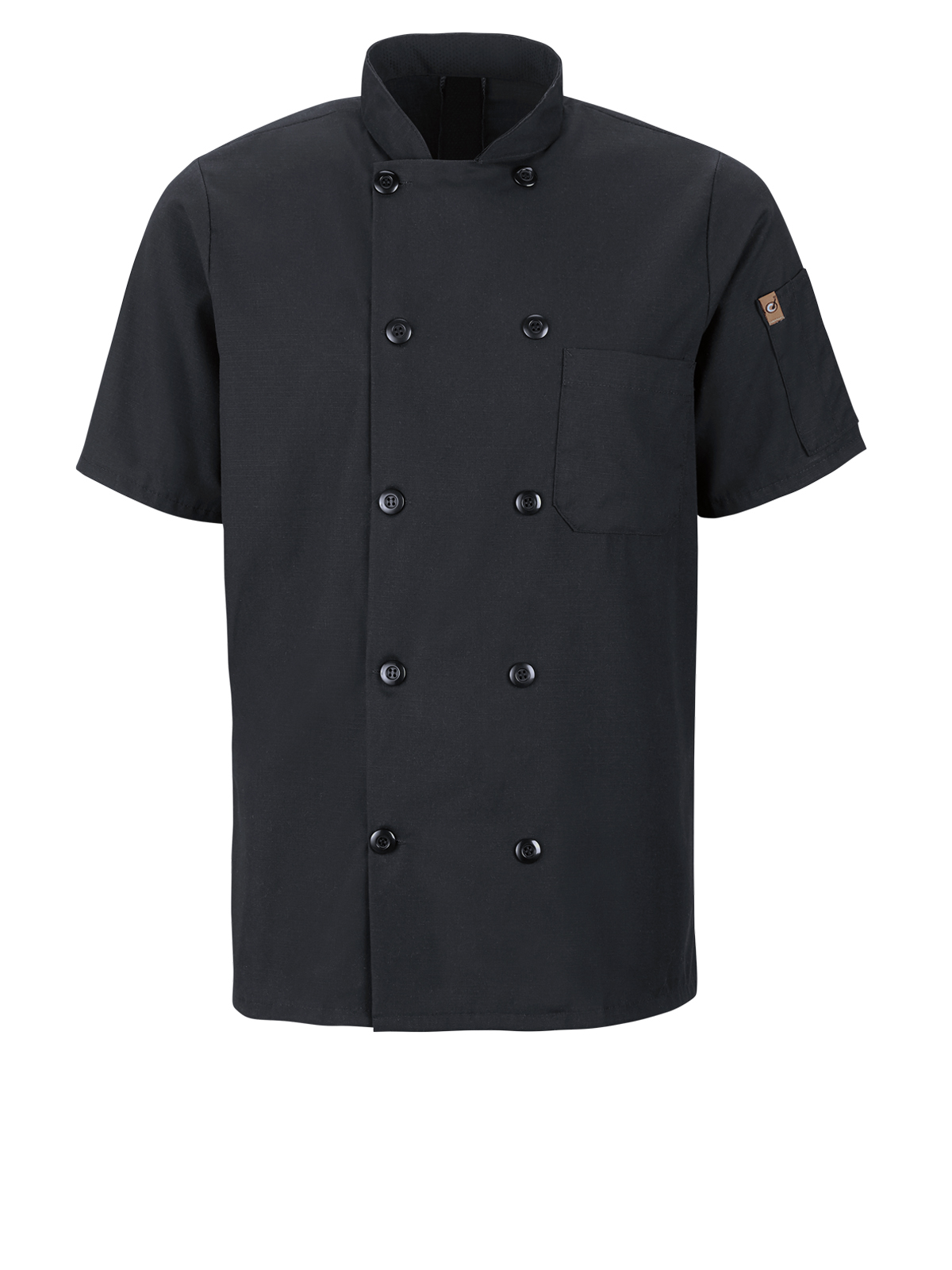 Red Kap Culinary - Men's Short Sleeve 29.5" Chef Coat with OilBlok + MIMIX™