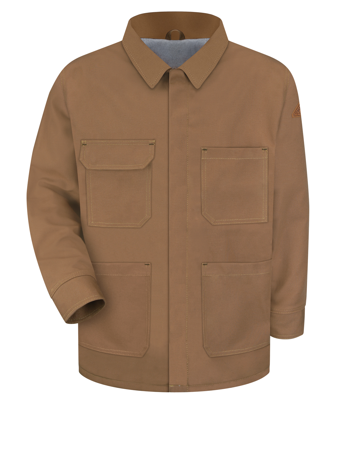 Bulwark Canvas Collection - Unisex Brown Duck Lineman's Coat