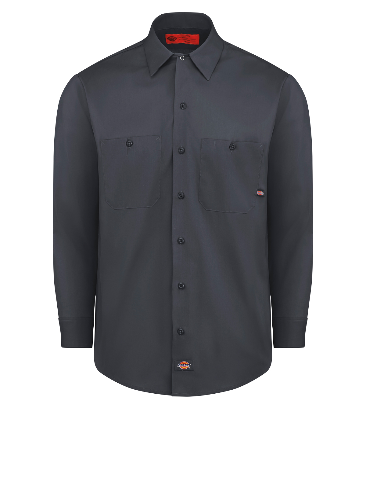 Dickies Shirts - Men's Industrial Long-Sleeve Work Shirt