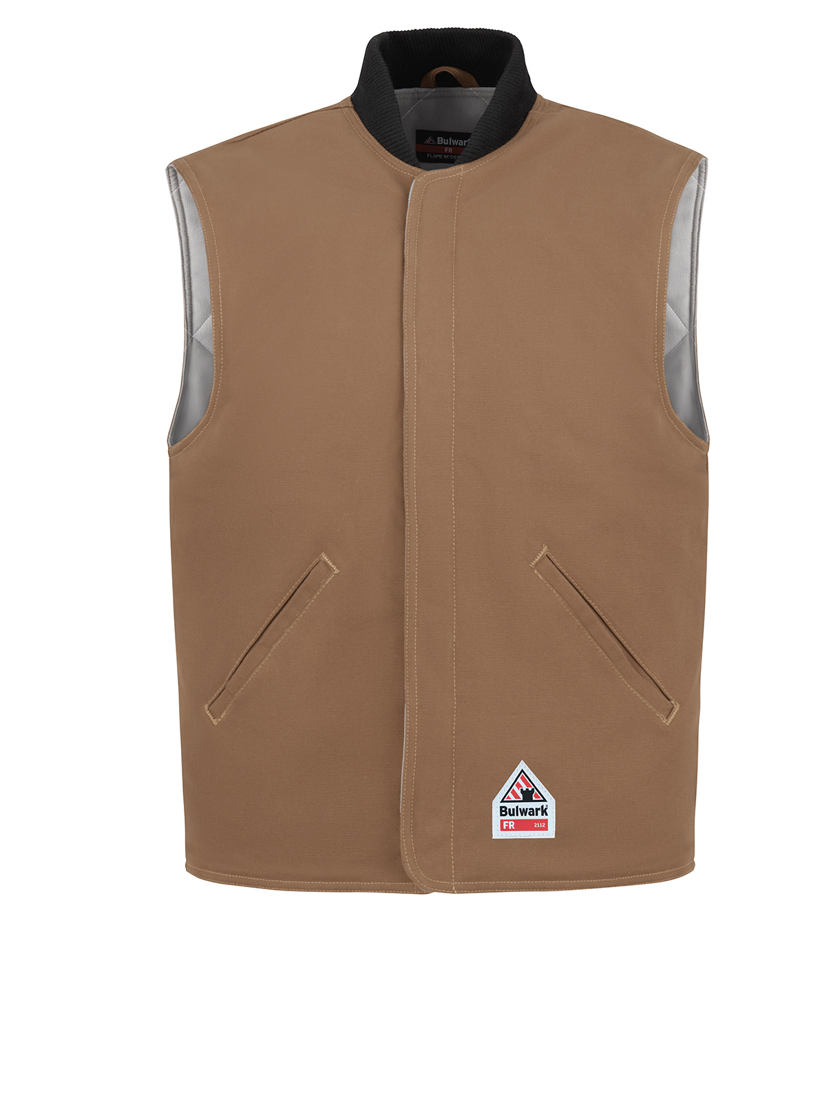 Bulwark Canvas Collection - Unisex Brown Duck Vest Jacket Liner