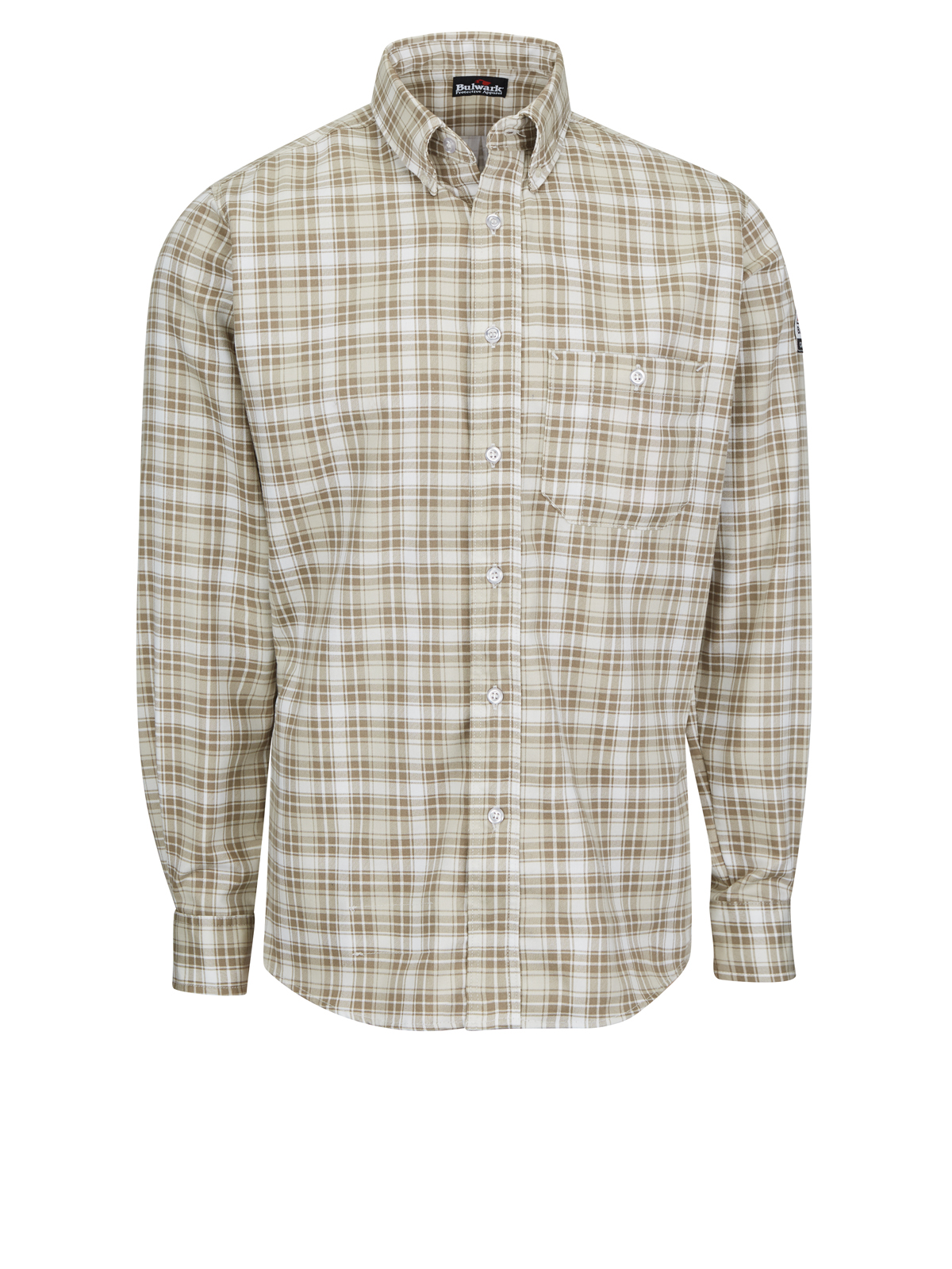 Bulwark Shirts - Unisex Long-Sleeve Plaid Dress Shirt