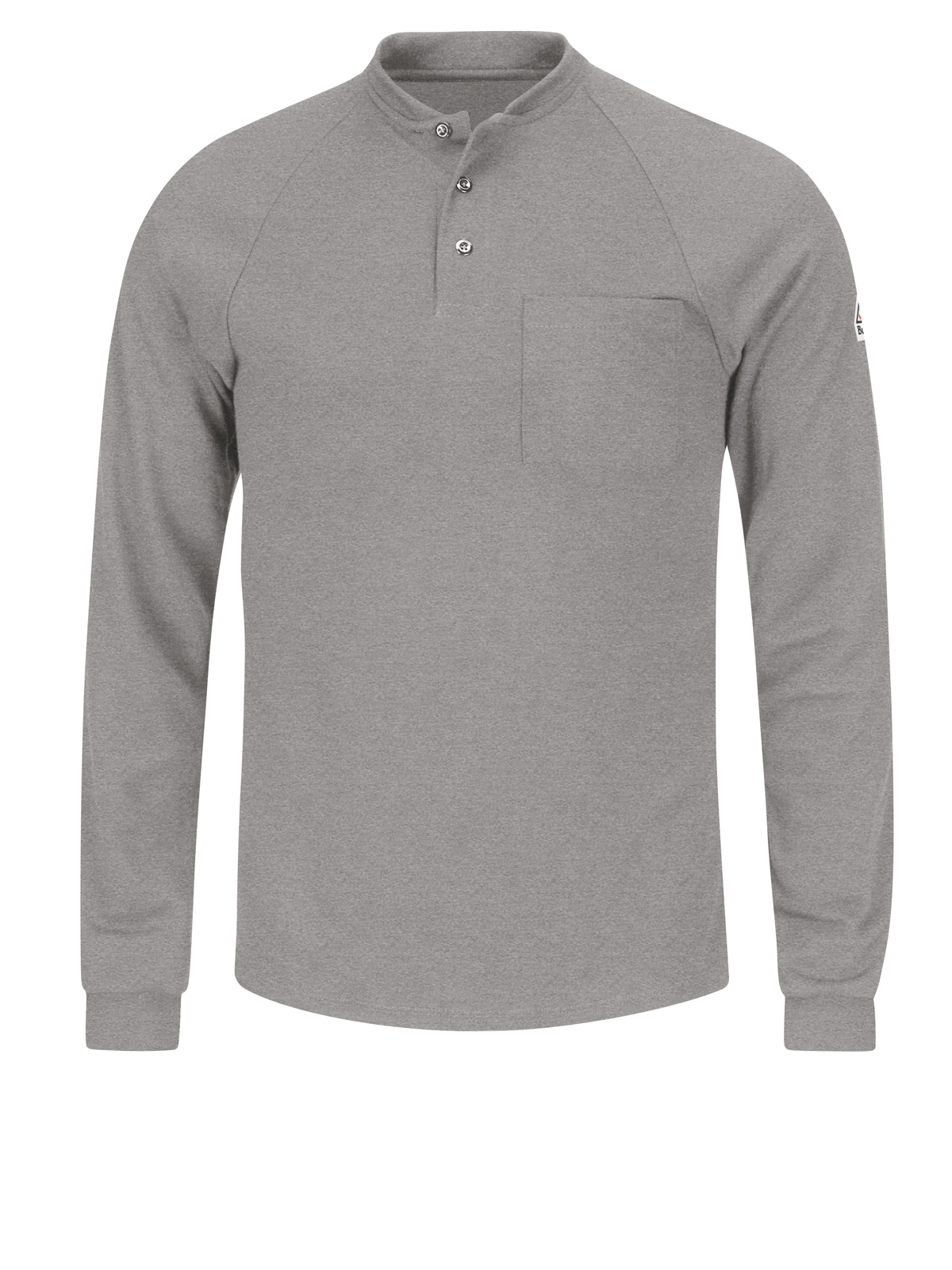 Bulwark Shirts - Men's 6.5Oz Long Sleeve Ct2 Henley Shirt