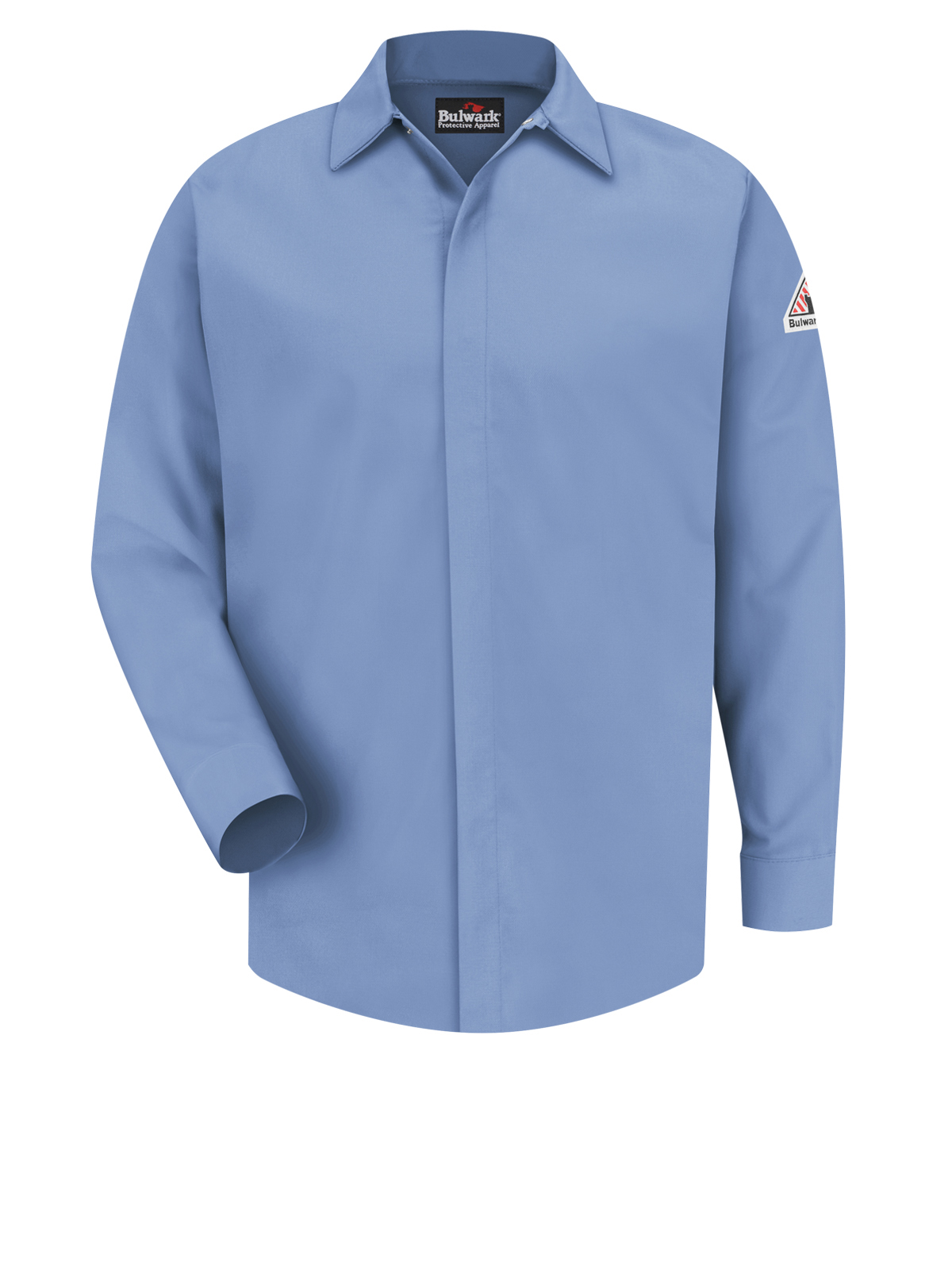 Bulwark - Work Shirt - Men's 7Oz Ct2 Gripper Front Shirt Grey