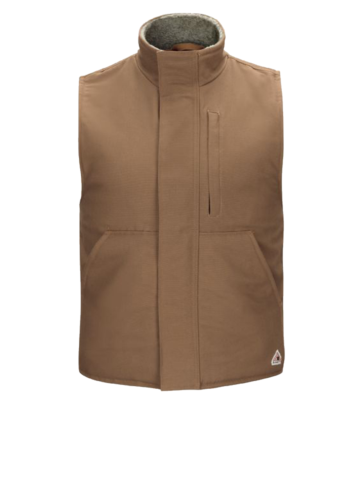 Red Kap - Safety Vest - Men's Sherpa Lined Brown Duck Vest
