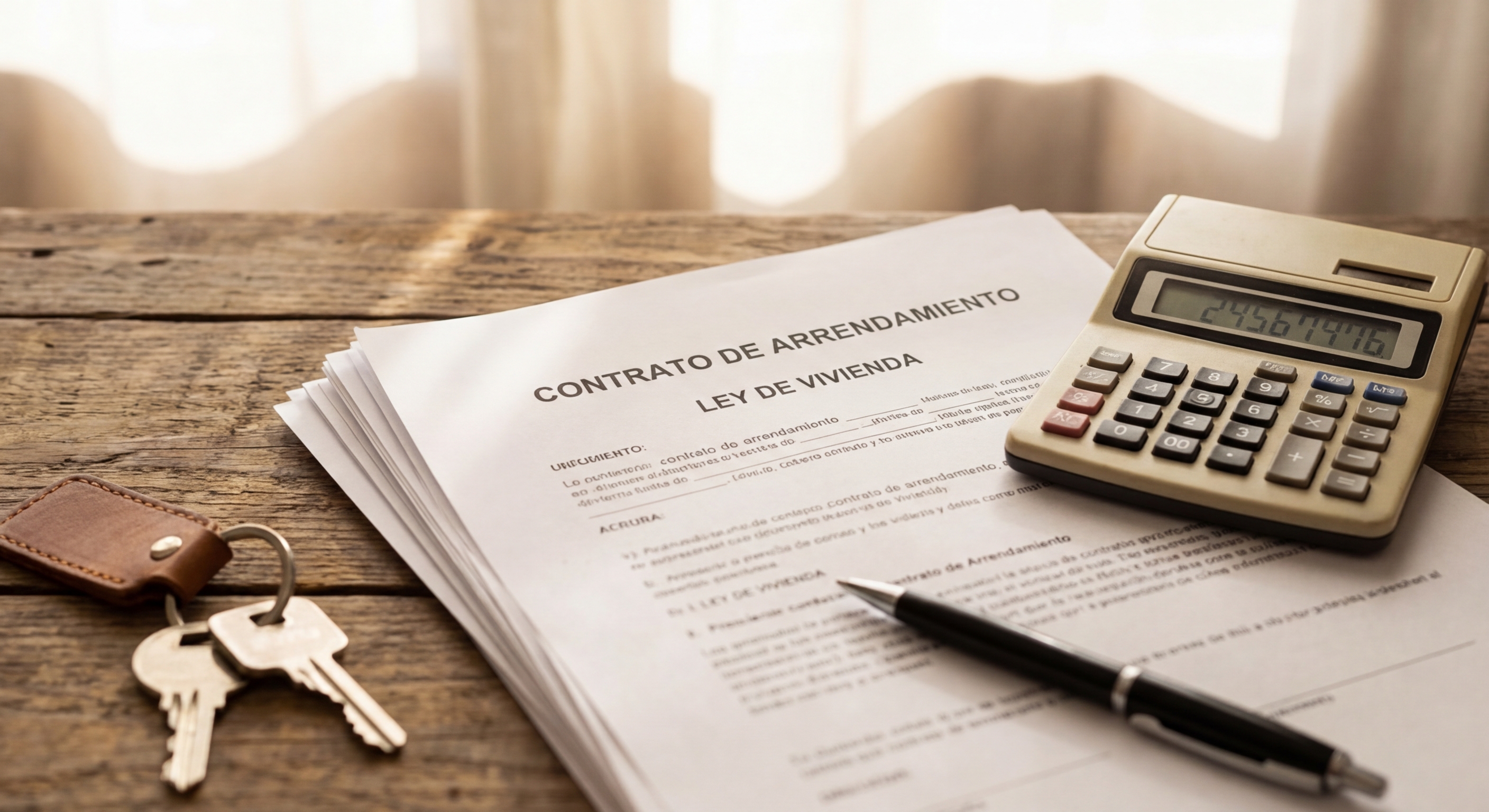 Contrato de alquiler de vivienda con contexto legal sobre prórroga y actualización de rentas en Valladolid