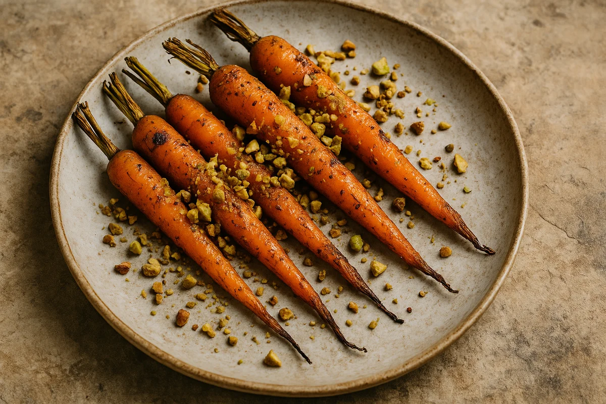 Geroosterde Wortels met Honing en Pistache