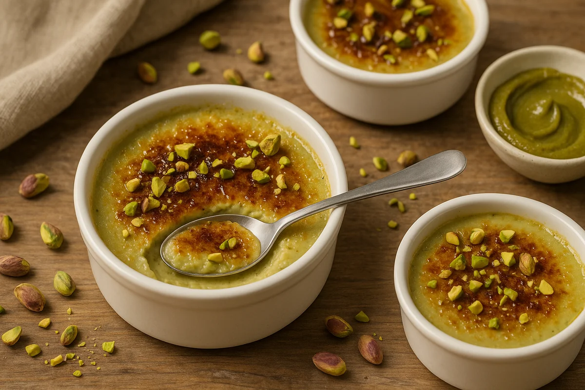 Pistache Crème Brûlée
