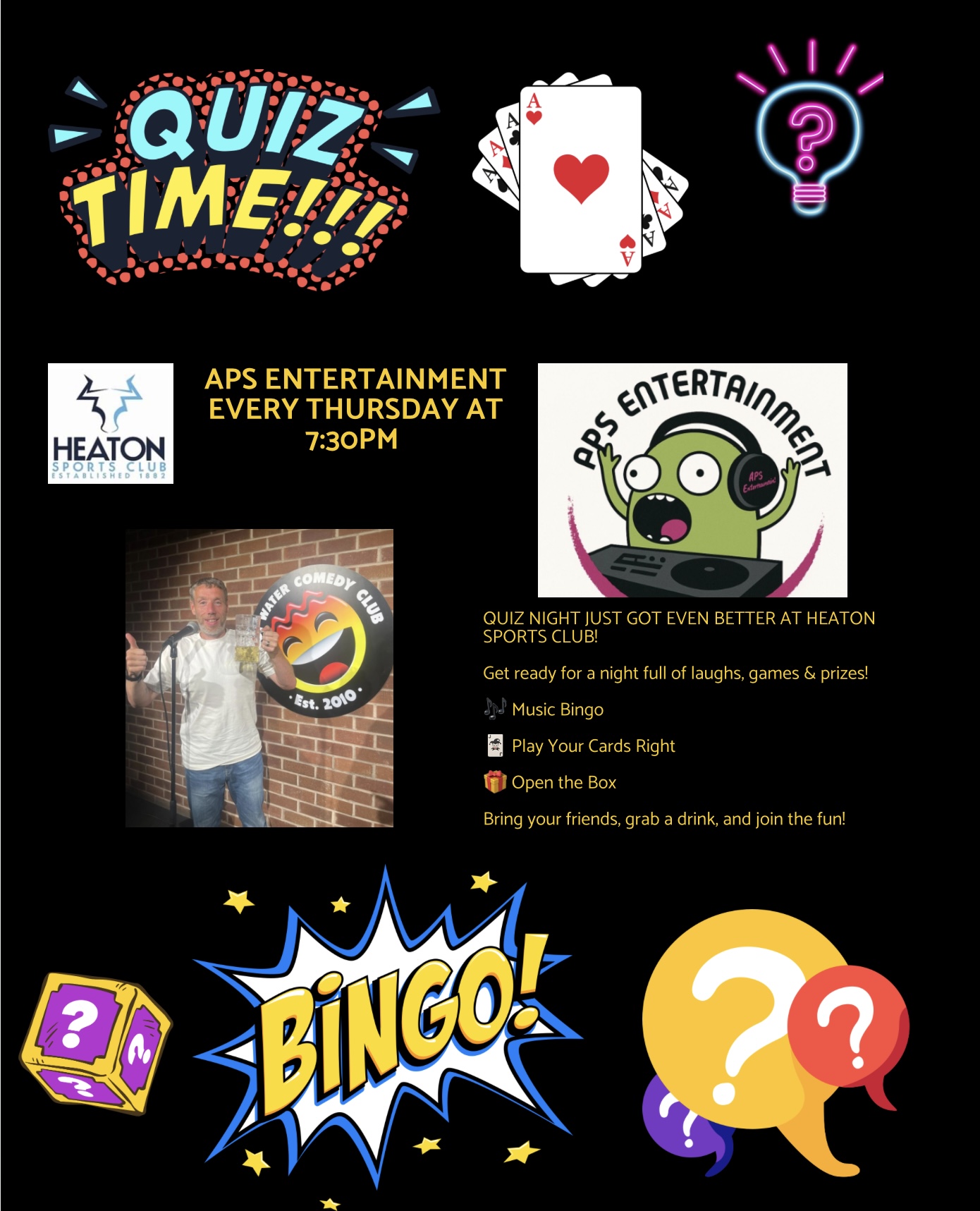 Quiz Night Every Thursday at  7:30 pm!