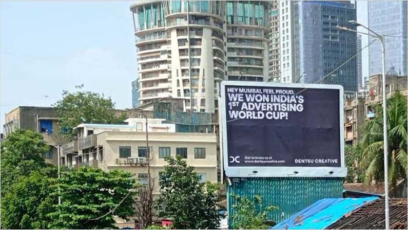 Dentsu Creative celebrates Cannes Lions victory with outdoor campaign