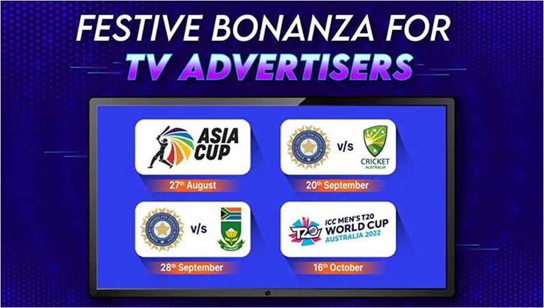 TV advertisers gear up for festive bonanza with big-ticket cricket events