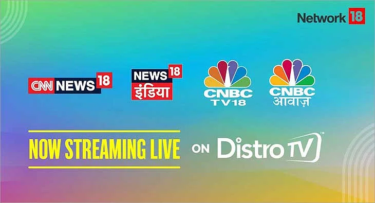 Network18 joins hands with DistroTV to stream channels live and free in India