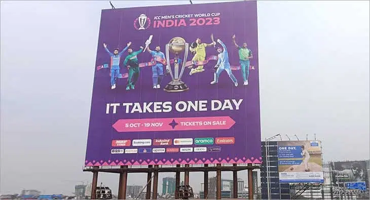 Sixer for OOH: Brands paint the town blue for World Cup