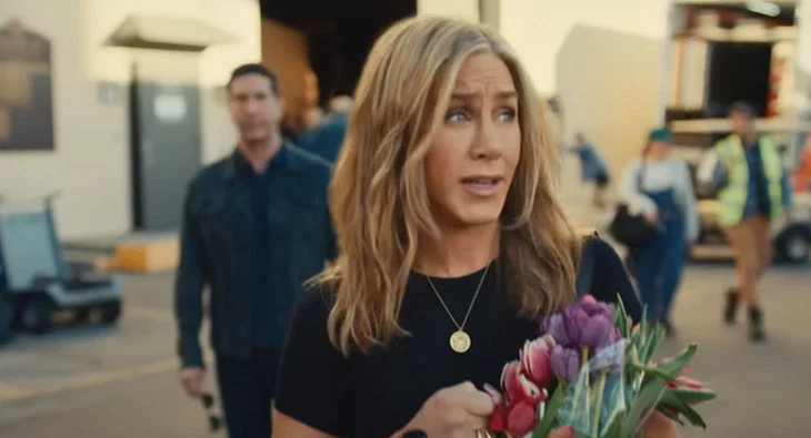 Jennifer Aniston forgets who David Schwimmer is in new Super Bowl ad for Uber Eats