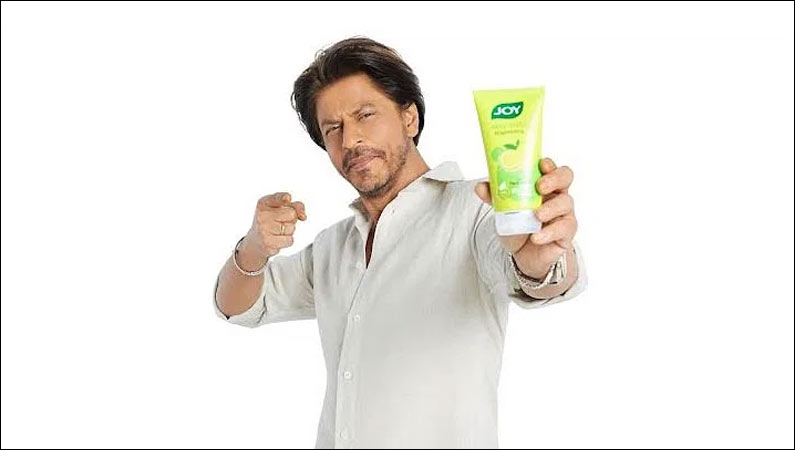 Shah Rukh Khan is brand ambassador of Joy Personal Care's face wash category