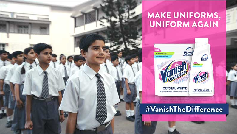 Vanish launches new campaign to #VanishTheDifference in children’s uniforms