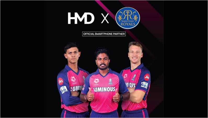 HMD associates with Rajasthan Royals as Official Smartphone Partner