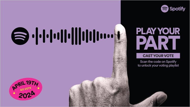 ‘Play Your Part’: Spotify encourages eligible Indian citizens to vote