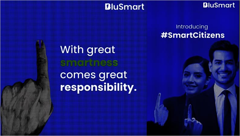 BluSmart introduces the #SmartCitizen campaign to encourage India to vote