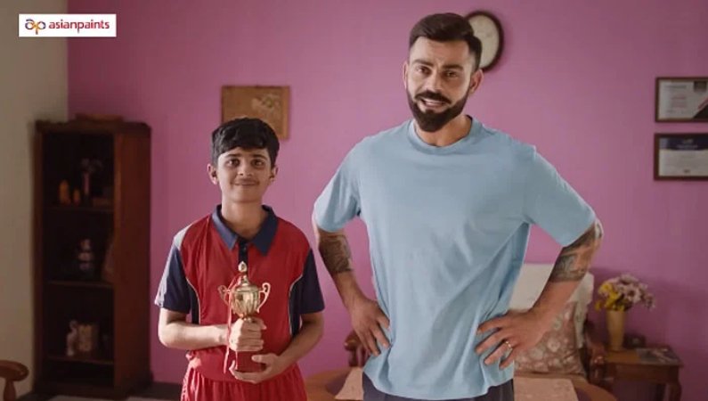 Virat Kohli endorses Asian Paints' new range