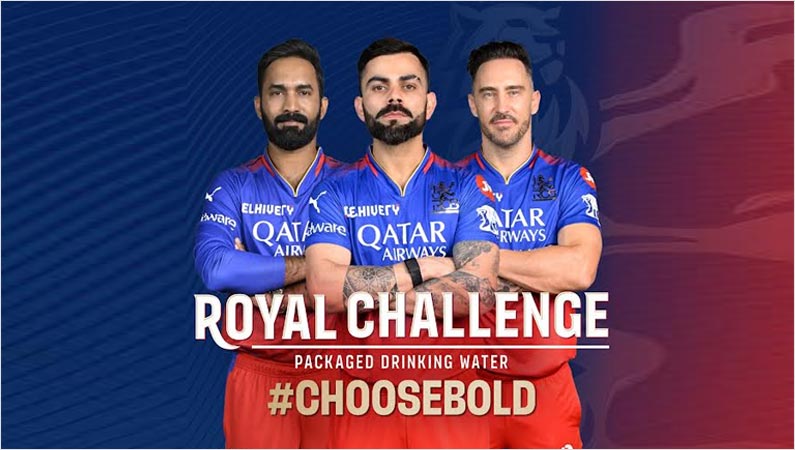 RCB unveils Royal Challenge Packaged Drinking Water as an official partner