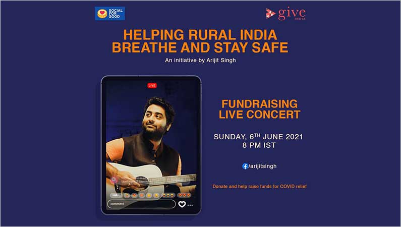 Arijit Singh partners with GiveIndia and Facebook to extend COVID support