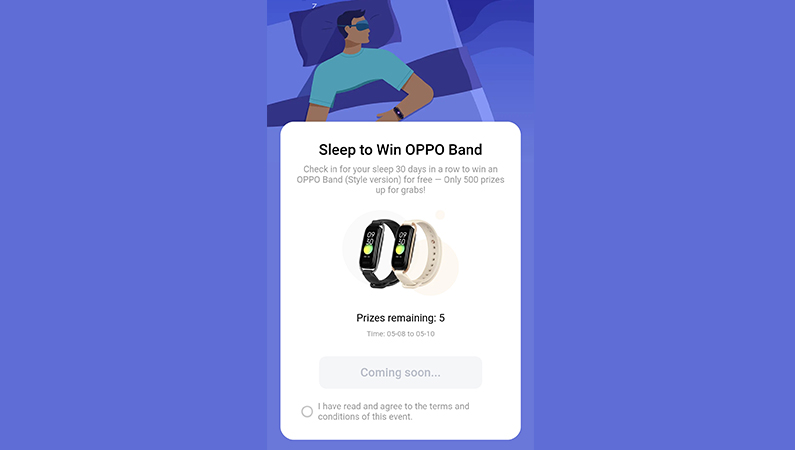 OPPO announces 30 Night Sleep Challenge