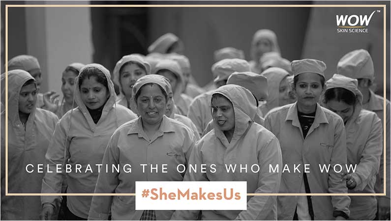 WOW Skin celebrates the spirit of International Women’s Day with a new campaign #SheMakesUs