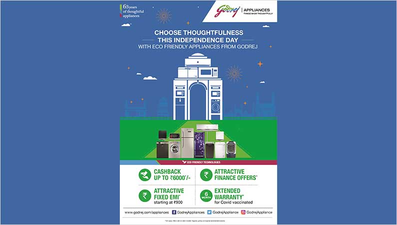 Godrej & Boyce celebrates 75th Independence Day with special offers