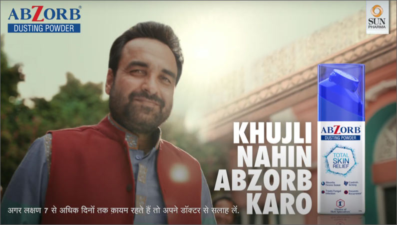 Sun Pharma ropes in Pankaj Tripathi as brand ambassador for Abzorb Dusting Powder