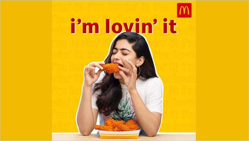 McDonald’s India (West and South) announces Rashmika Mandanna as brand ambassador