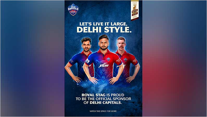Seagram’s Royal Stag partner with Delhi Capitals