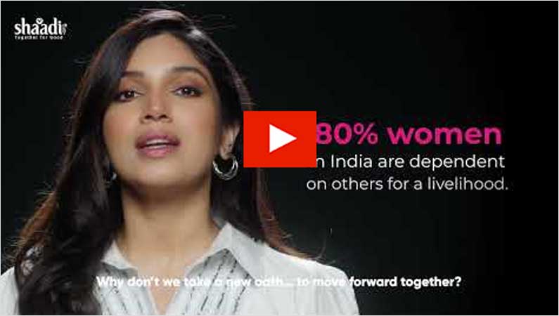 Shaadi.com pledges to bring India’s women back to the workforce with Bhumi Pednekar