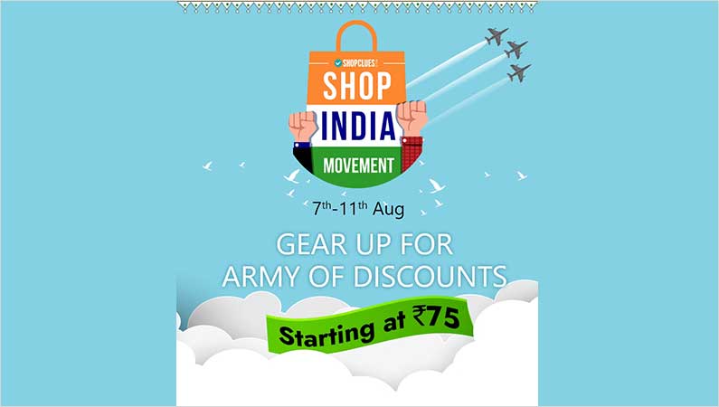 ShopClues promotes freedom to shop with its new Independence Day campaign