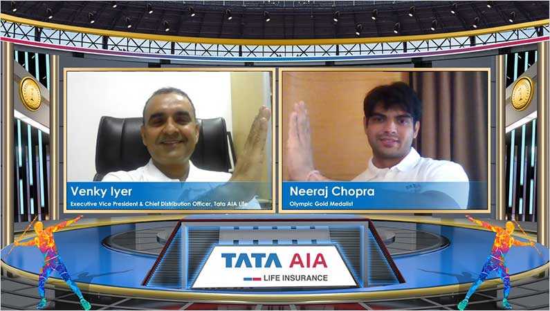 Neeraj Chopra signs first brand endorsement with Tata AIA post Tokyo Win