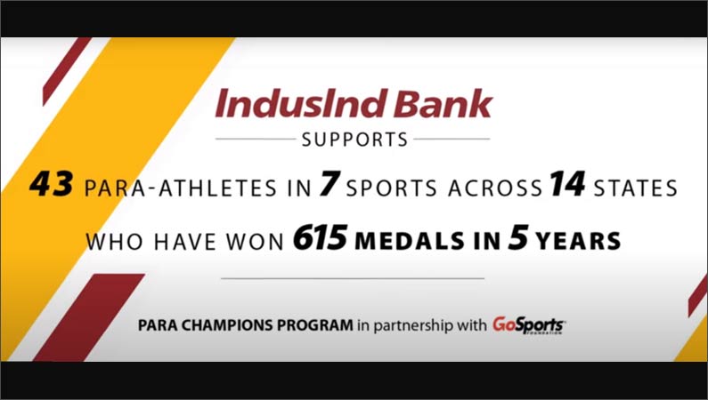 IndusInd Bank celebrates para-athletes with its new brand campaign