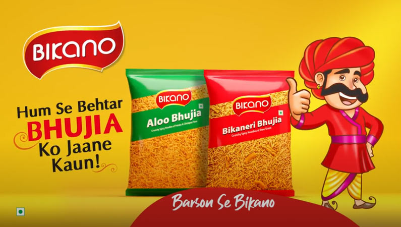 Bikano strengthens its positioning with its new Bhujia TVC