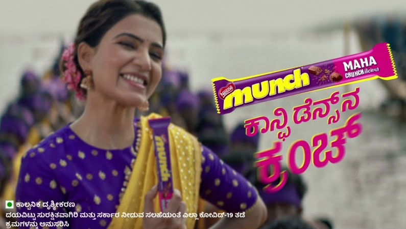 Nestlé MUNCH launches new campaign ‘Thaalam’ featuring Samantha Ruth Prabhu