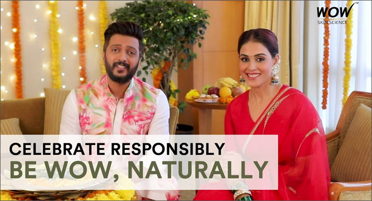 Ritesh Genelia feature in WOW Skin Science's new Ganesh Chaturthi brand campaign