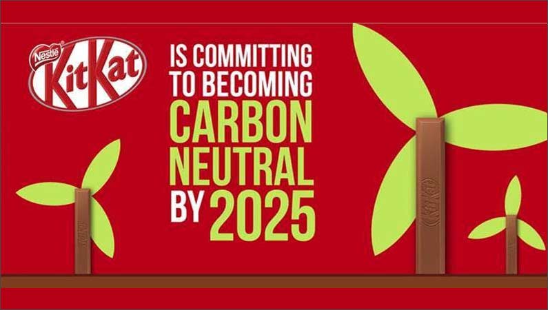 KitKat to be carbon neutral by 2025, boosting sustainability efforts