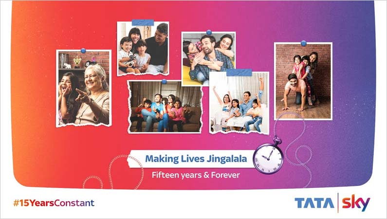 Tata Sky’s anniversary campaign marks its #15AndForever jingalala journey