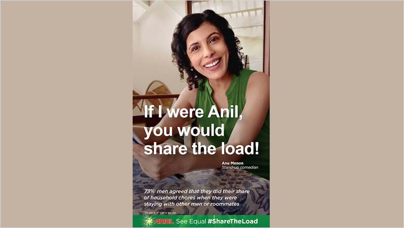 Comedian Anu Menon joins Ariel’s #ShareTheLoad movement