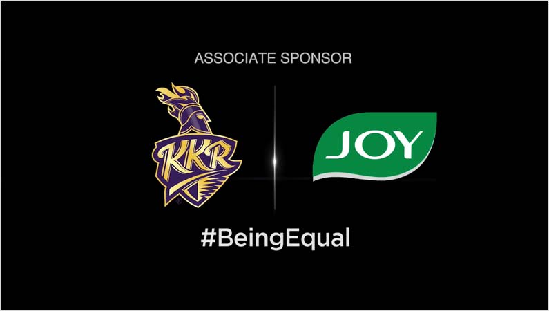 JOY Personal Care join hands with Kolkata Knight Riders